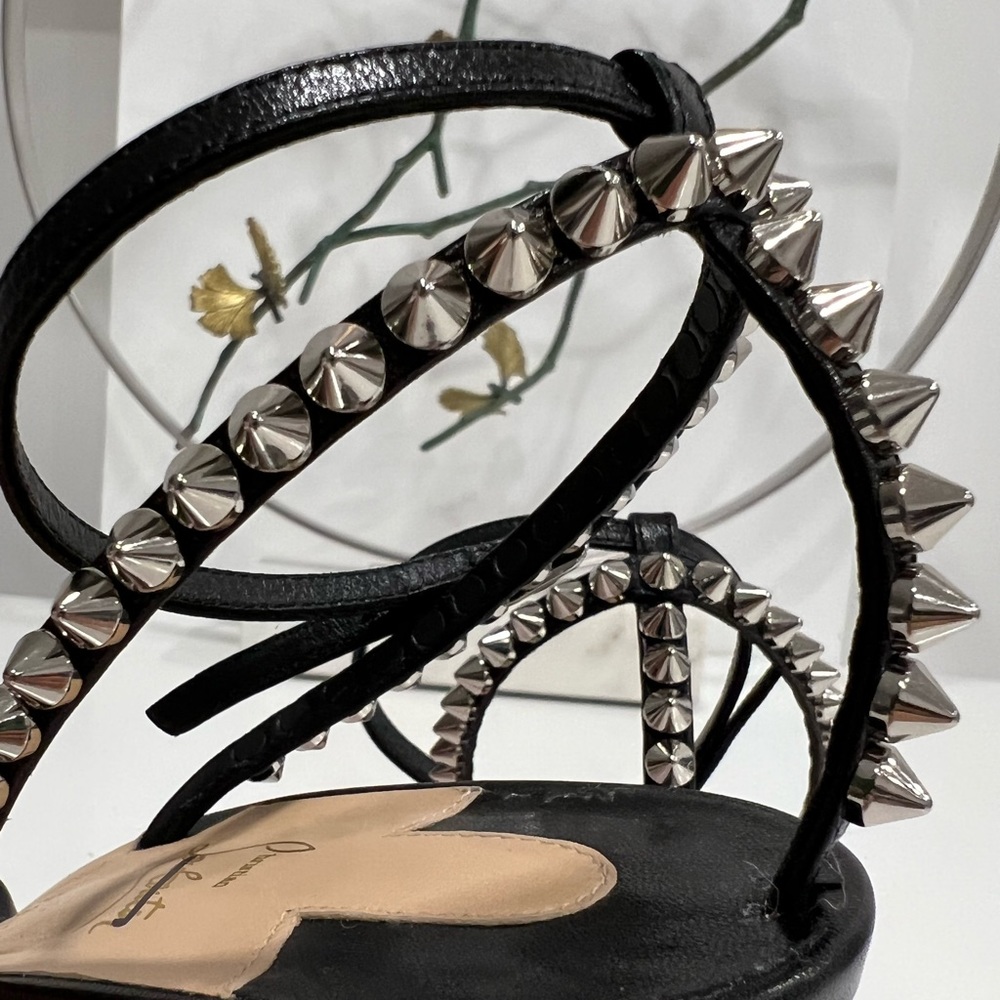 Christian Louboutin Studded So Me 70mm Heeled Sandals - Picture 9 of 11